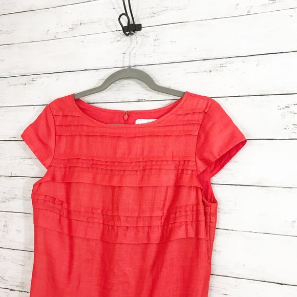 Jessica Simpson Orange Knee Length Sheath Dress - Picture 2 of 5